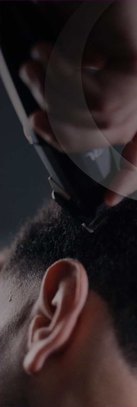 Beard detailing with a trimmer